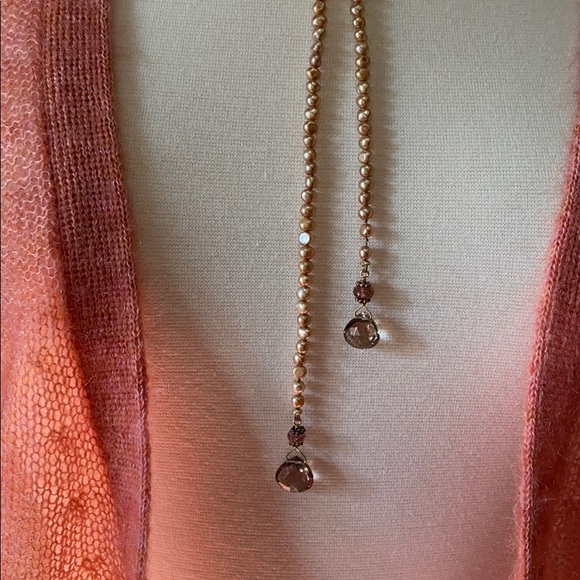 Pearl and gemstone necklace - Picture 2 of 5